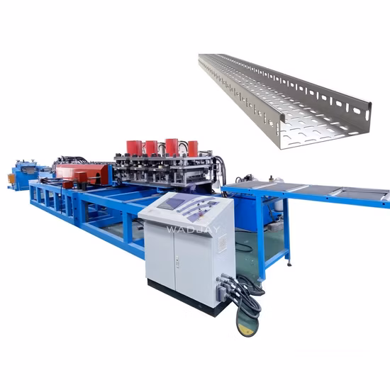 Factory Price Cable Tray Cable Ladder Cable Support Roll Forming Machine
