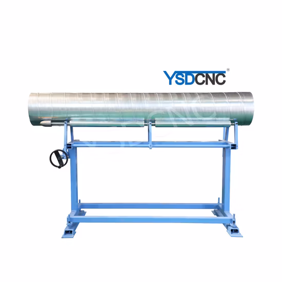 Machine de fabrication de conduits d'air ronds