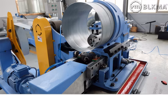 Machine de formage de conduits en spirale de tuyau d'air CVC direct d'usine, ancienne machine de tube rond en spirale automatique