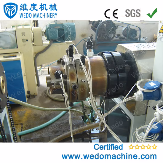 Machine d'extrusion de tuyaux ondulés en plastique HDPE/PP, pour le drainage, les égouts, les conduits de câbles et les tuyaux de ventilation